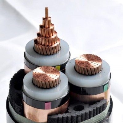 Copper armoured power cable